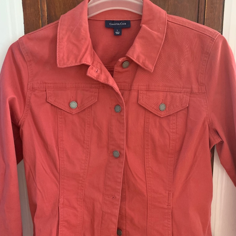 Lightweight jean jacket size L